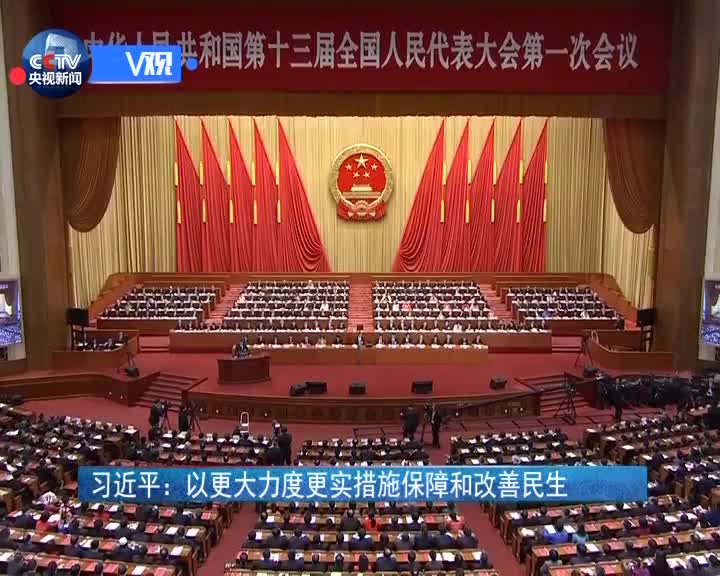 [视频]习近平：以更大力度更实措施保障和改善民生