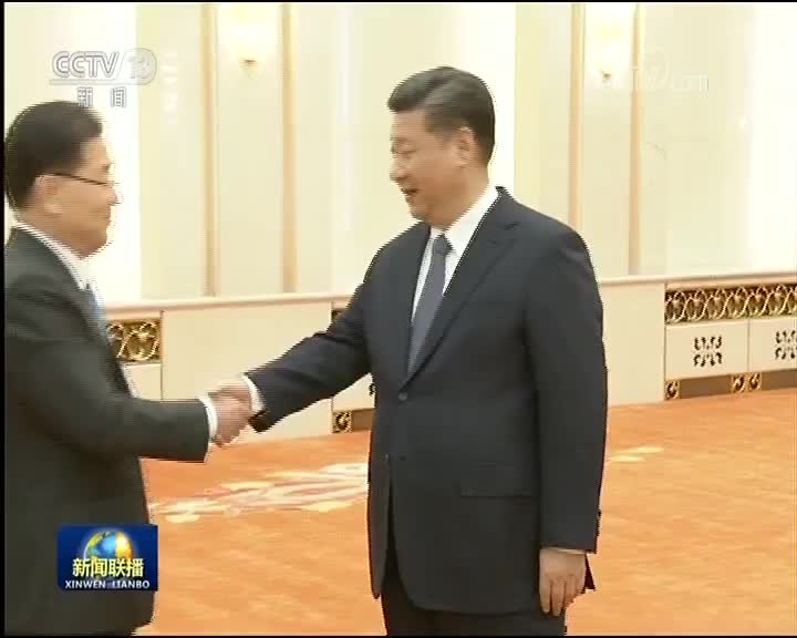 [视频]习近平会见韩国总统特使