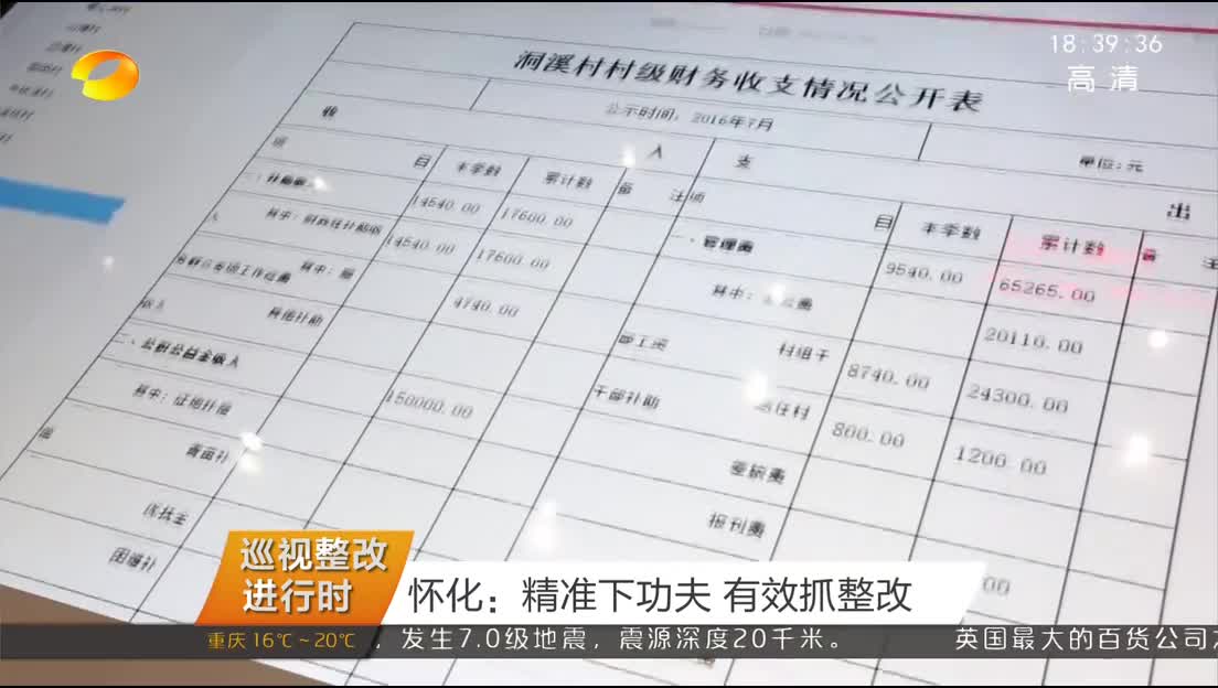 （巡视整改进行时）怀化：精准下功夫 有效抓整改