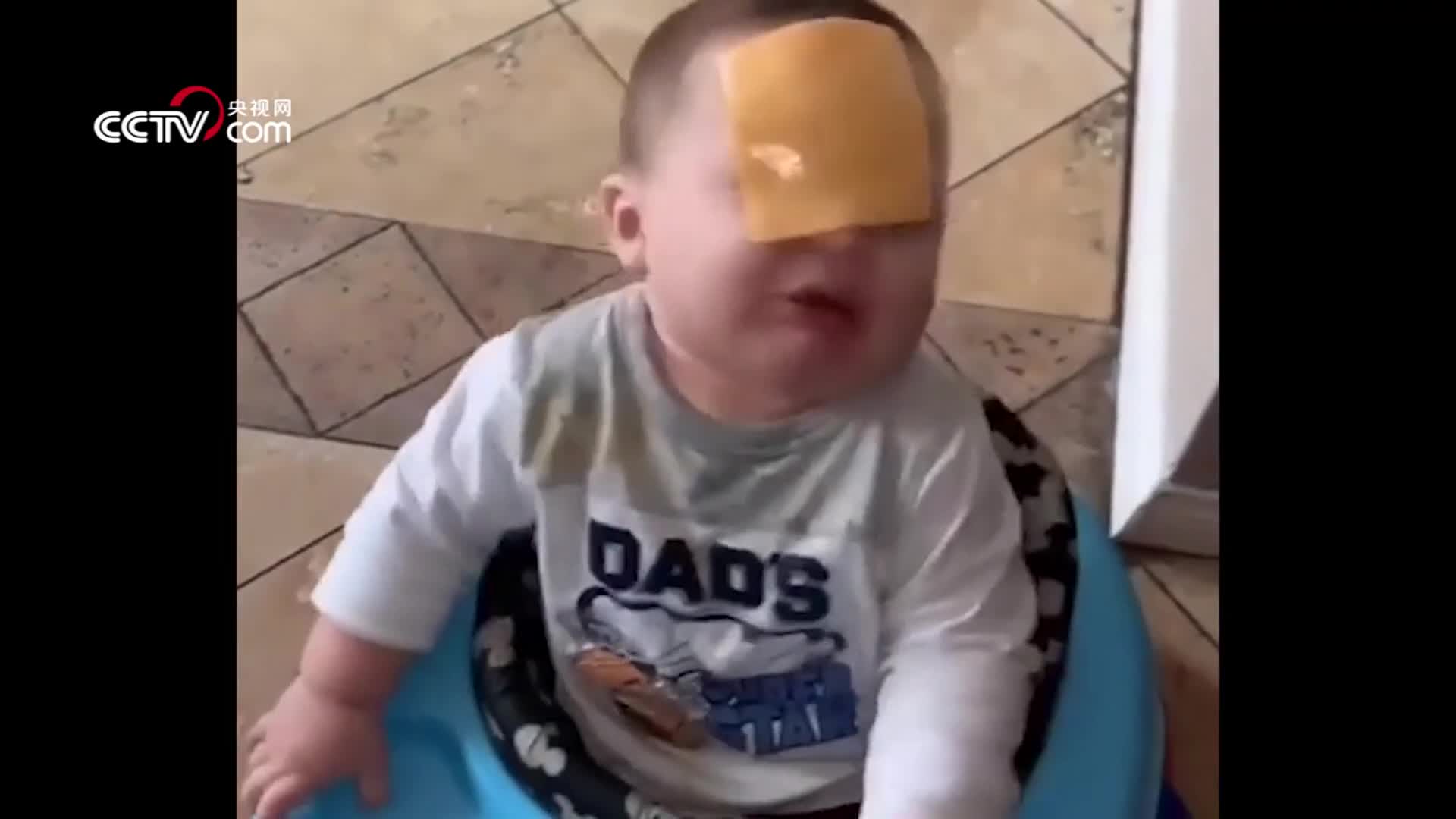 [视频]“奶酪挑战”风靡国外社交网络 父母纷纷往婴儿脸上抛奶酪