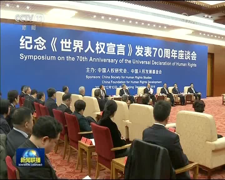 [视频]纪念《世界人权宣言》发表70周年座谈会在京举行