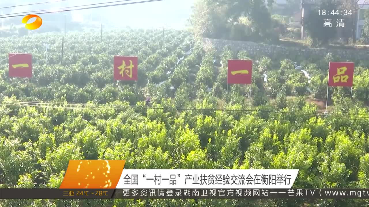 全国“一村一品”产业扶贫经验交流会在衡阳举行