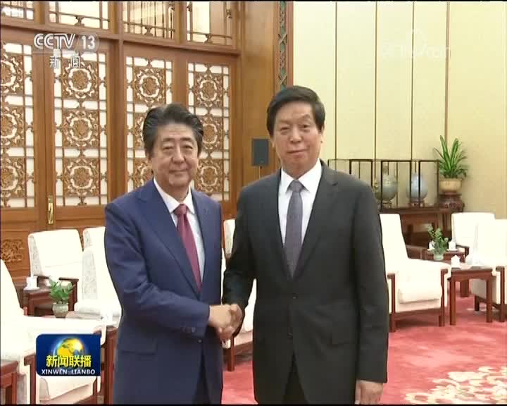 [视频]栗战书会见日本首相