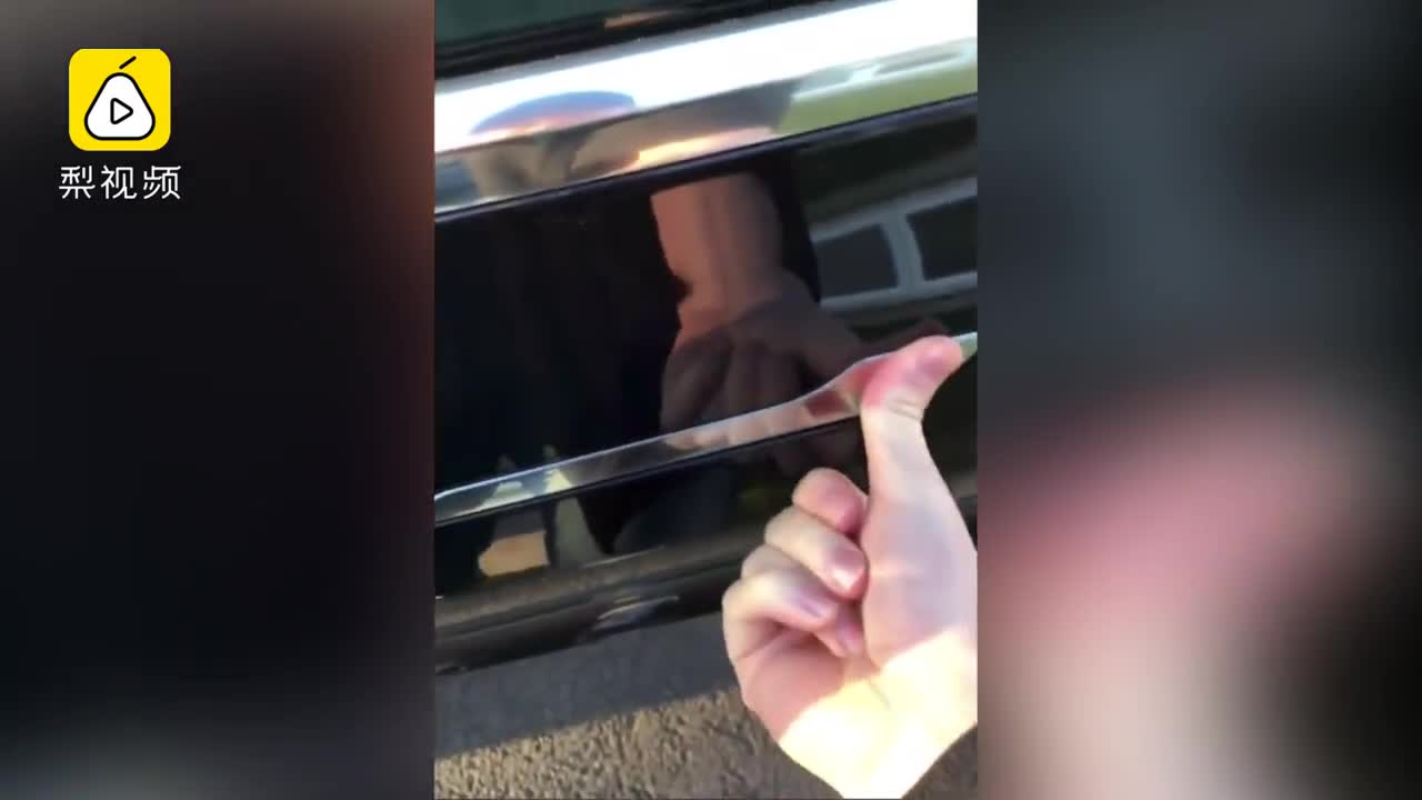 [视频]尴尬！特斯拉Model3冬天车门打不开