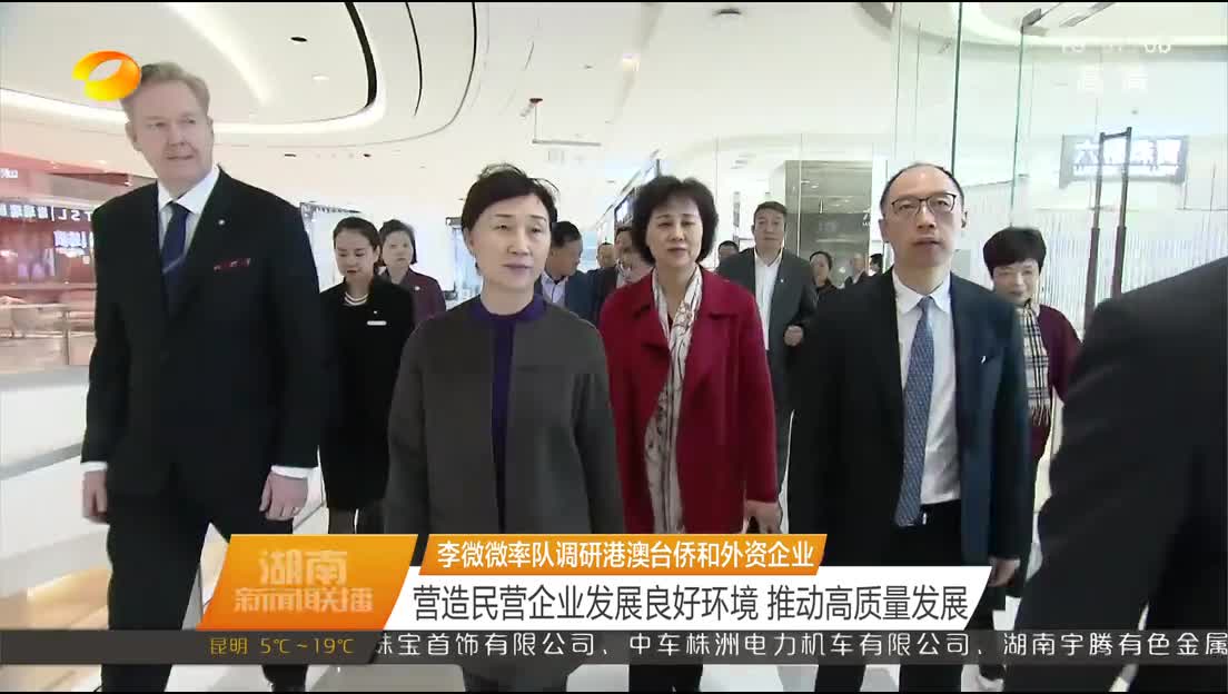 李微微率队调研港澳台侨和外资企业 营造民营企业发展良好环境 推动高质量发展