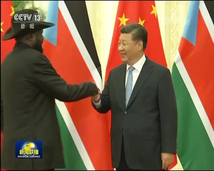 [视频]习近平会见南苏丹总统