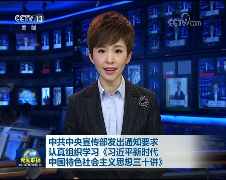 [视频]中共中央宣传部发出通知要求认真组织学习《习近平新时代中国特色社会主义思想三十讲》