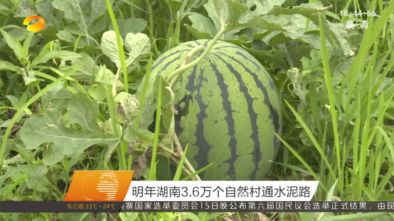 明年湖南3.6万个自然村通水泥路