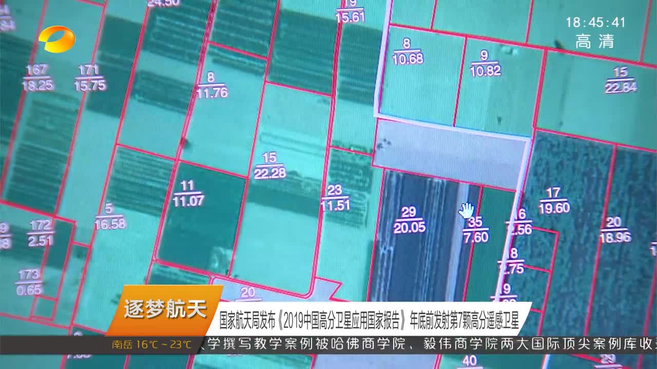 [逐梦航天]国家航天局发布《2019中国高分卫星应用国家报告》年底前发射第7颗高分遥感卫星