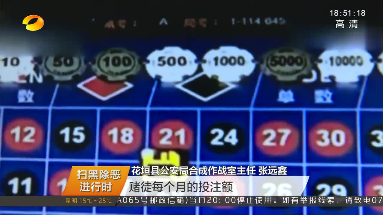 花垣警方摧毁三个有境外背景的网络赌博团伙
