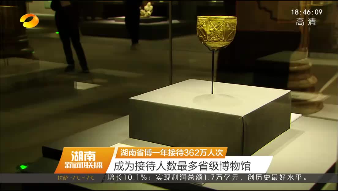 湖南省博一年接待362万人次 成为接待人数最多省级博物馆