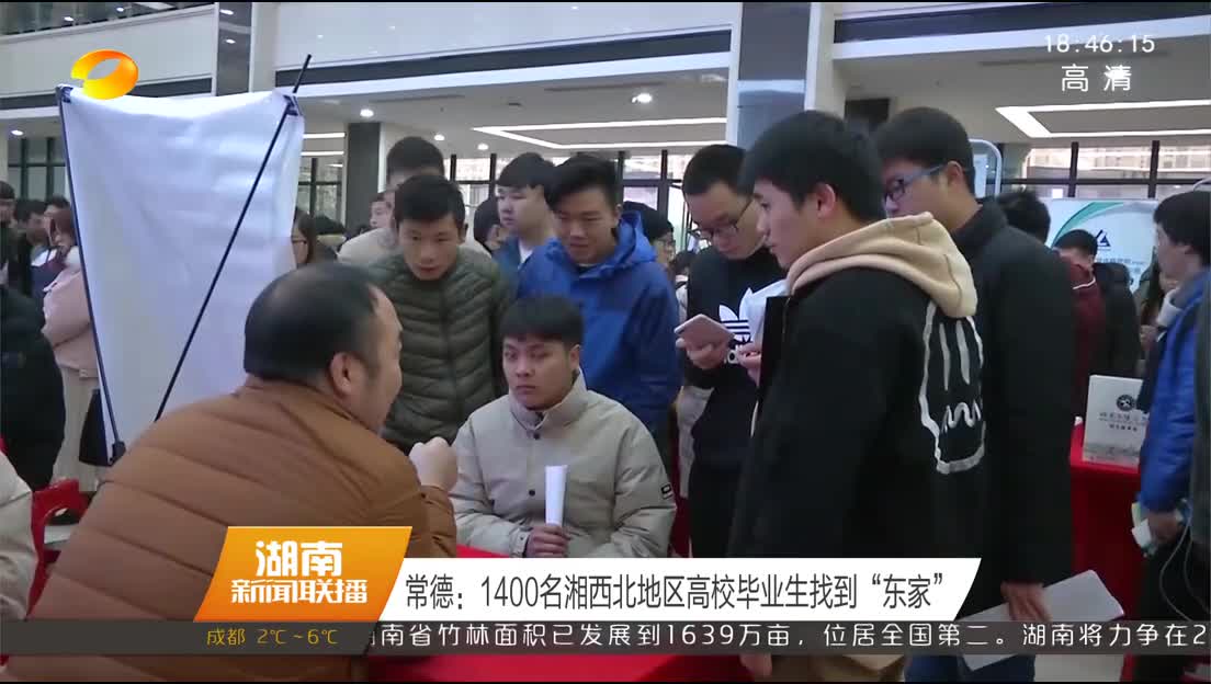 常德：1400名湘西北地区高校毕业生找到“东家”